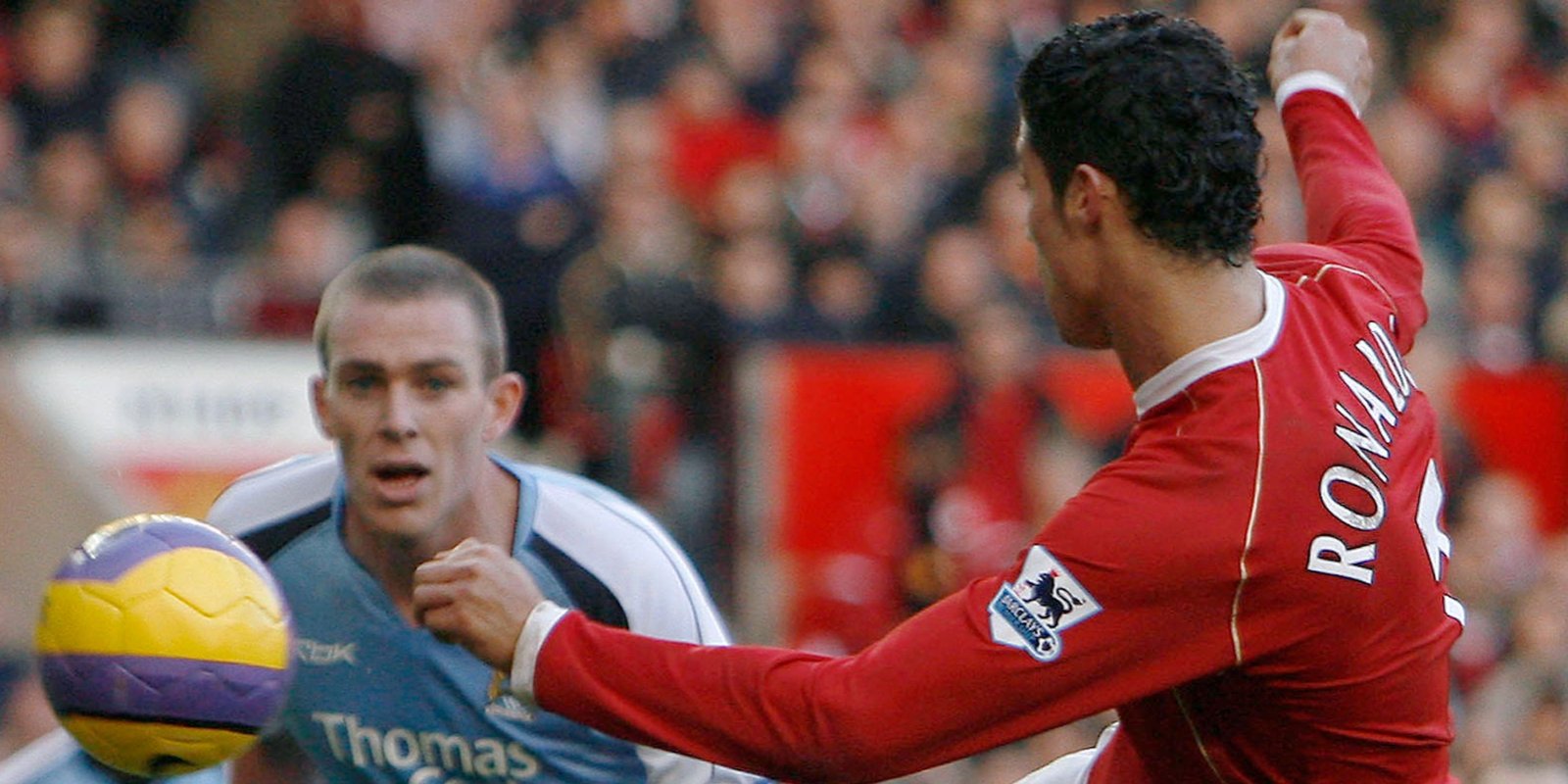 Cristiano Ronaldo-Richard Dunne-Manchester Derby 2006