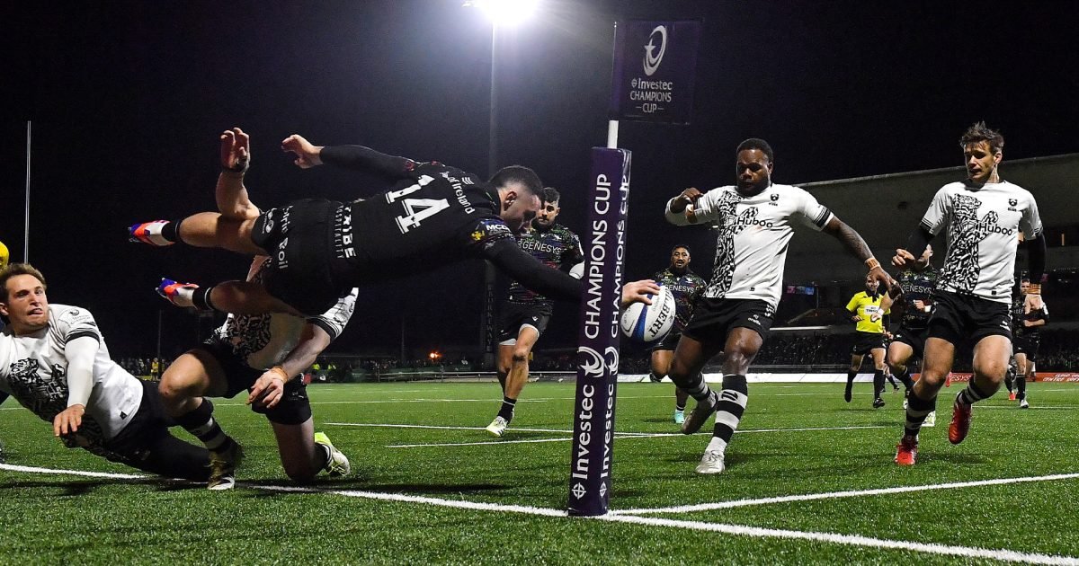 Josh Caulfield sees red as Connacht claim Champions Cup win over Bristol