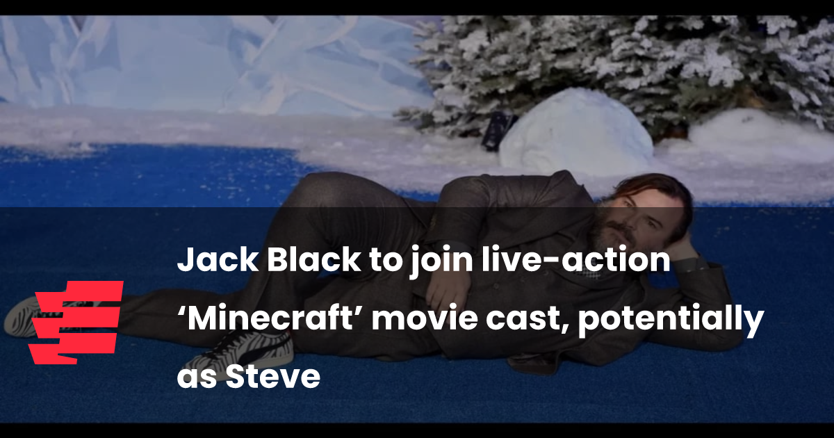 Jack Black to join live-action ‘Minecraft’ movie cast, potentially as Steve