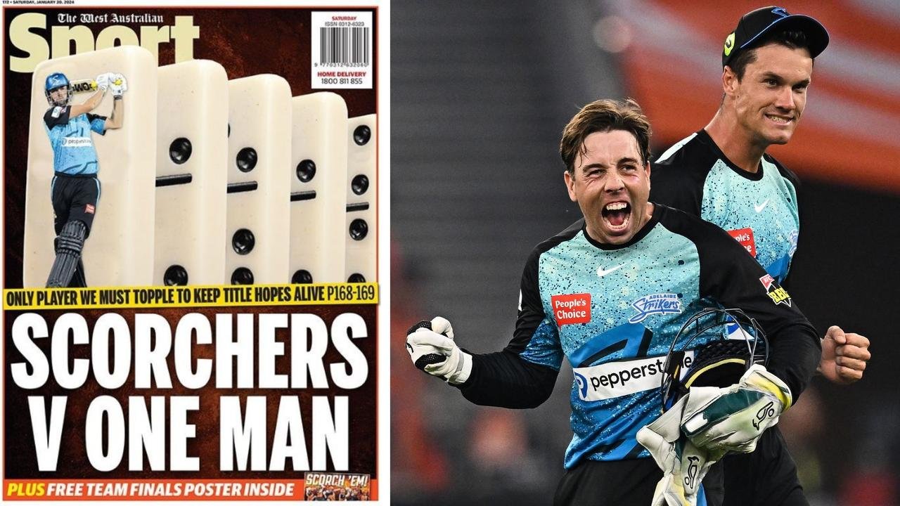 Strikers KO Scorchers as newspaper jinx backfires spectacularly in BBL boilover