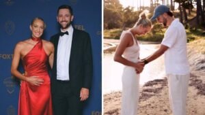 Swimmer Madi Wilson and cricketer Matt Short pregnant, expecting their first child together